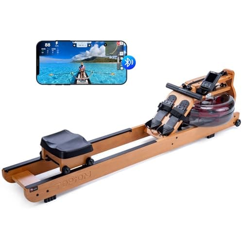 TOPIOM Water Rower Review: Oak Wood Rowing at a Lower Price