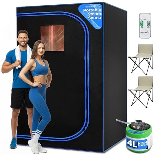 SereneLife 2 Person Steam Sauna Review: Room for Two, Barely