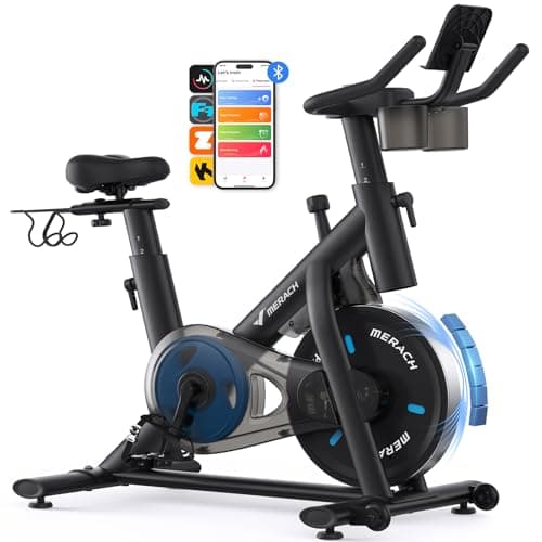 MERACH Magnetic Exercise Bike Review: £190 of Quiet, App-Led Cardio