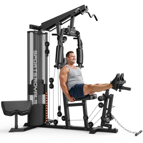 SPORTSROYALS Home Gym Review: A 68kg Multi Gym With a Real Leg Press