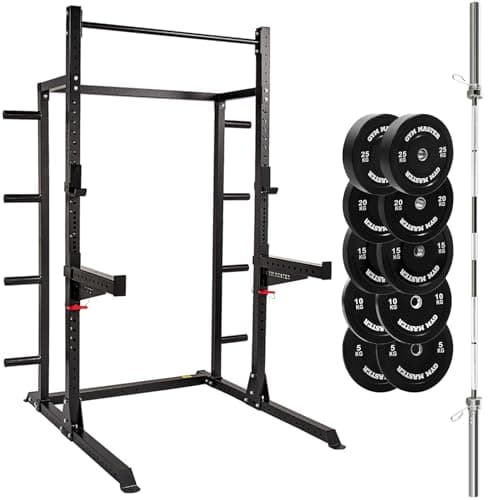 GYM MASTER GM2 Half Power Rack Review: A Whole Gym in One Box
