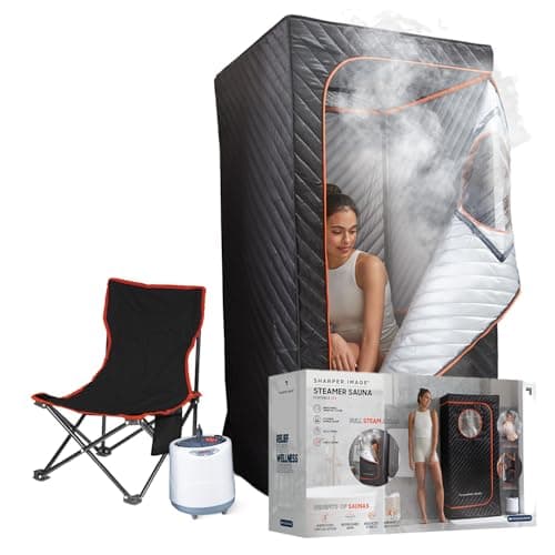 Sharper Image Portable Steam Sauna Review: A 2.4L Generator and a Chair