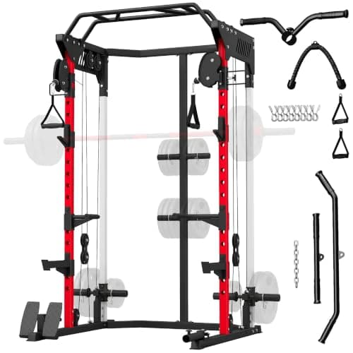 SPORTNOW Power Cage with Cable Pulley Review: 900kg Frame for £350