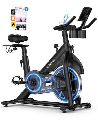MERACH Self-Powered Exercise Bike Review: No Plug, Auto Resistance, £370