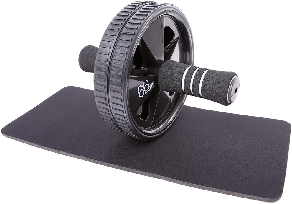 66Fit Ab Roller Wheel & Knee Pad: