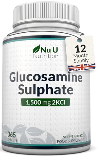 Nu U Nutrition Glucosamine Sulphate 2KCl 1500mg: