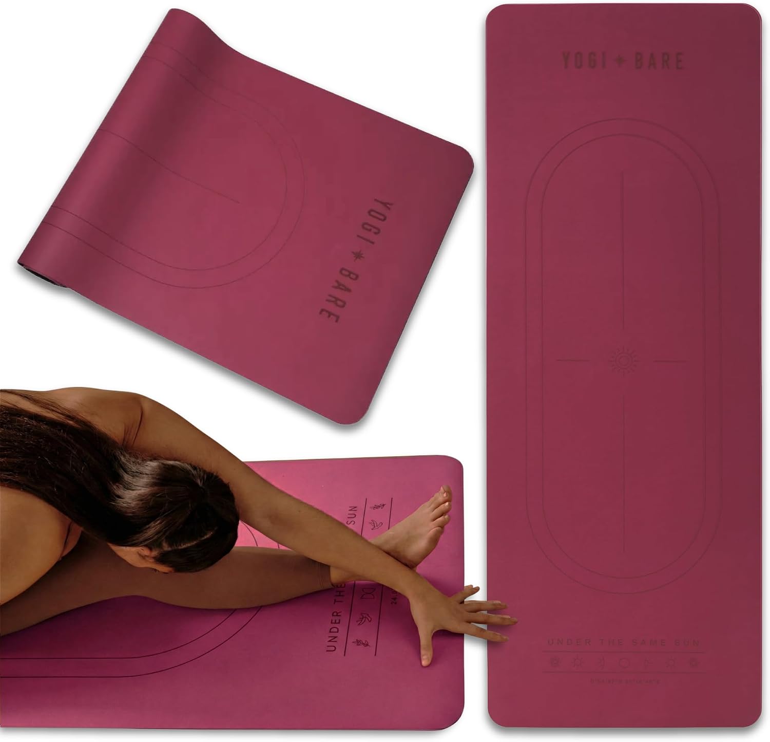 Yogi Bare Paws Natural Rubber Yoga Mat: