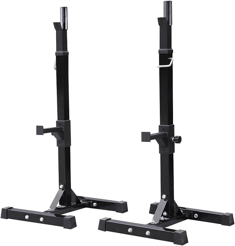 Yaheetech Adjustable Squat Rack (Multifunctional):