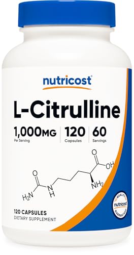 Nutricost L-Citrulline 500mg Capsules: