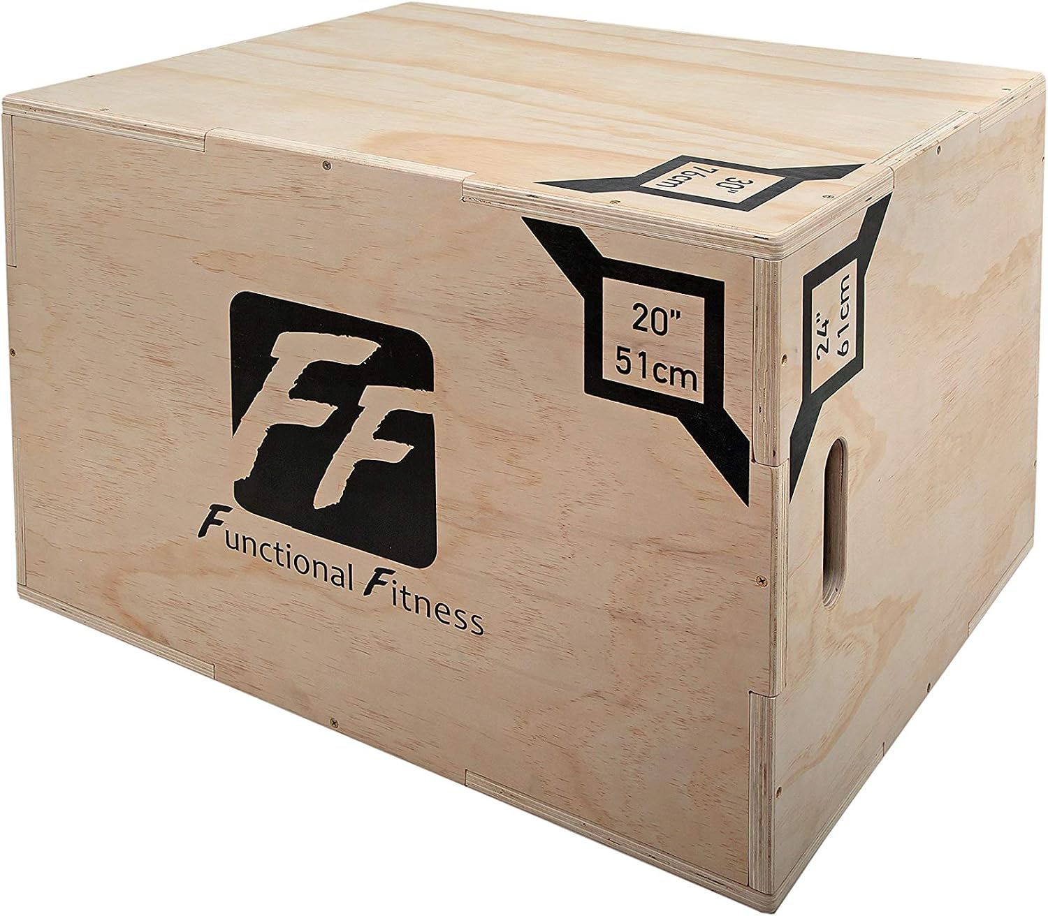 FunctionalFitness Wooden Plyo Box 3 in 1: