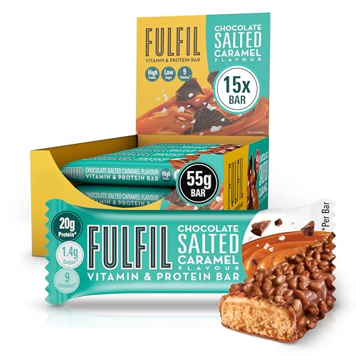 FULFIL Vitamin and Protein Bars, Chocolate Salted Caramel