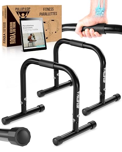 PULLUP & DIP Fitness Parallettes: