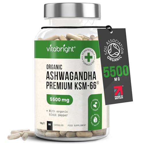 VitaBright Ashwagandha KSM-66 Root Extract Capsules: