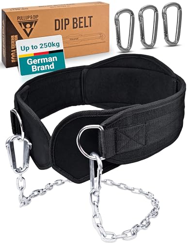 PULLUP & DIP Belt with Chain: