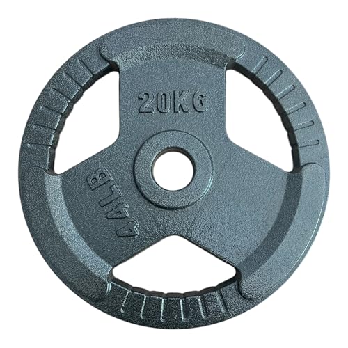 Chase Fitness Tri-Grip Cast Iron Olympic Weight Plates:
