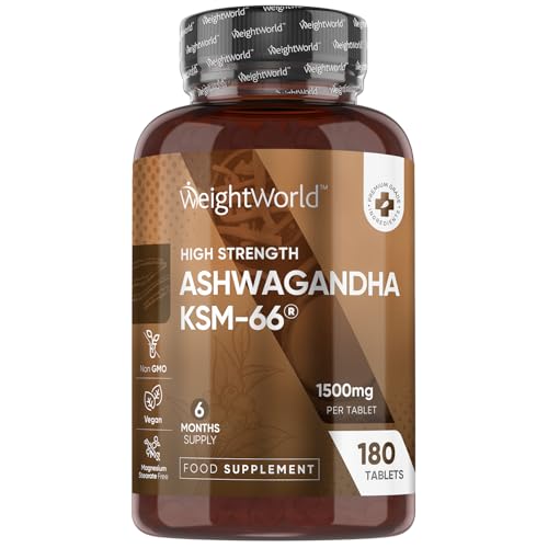 WeightWorld Ashwagandha KSM-66 1500mg, 180 Tablets:
