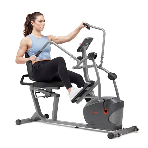 Sunny Health & Fitness Smart Recumbent Bike:
