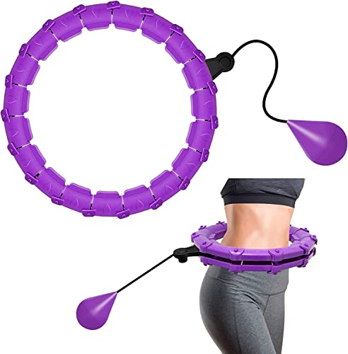 2-in-1 smart hula hoop with massage knots