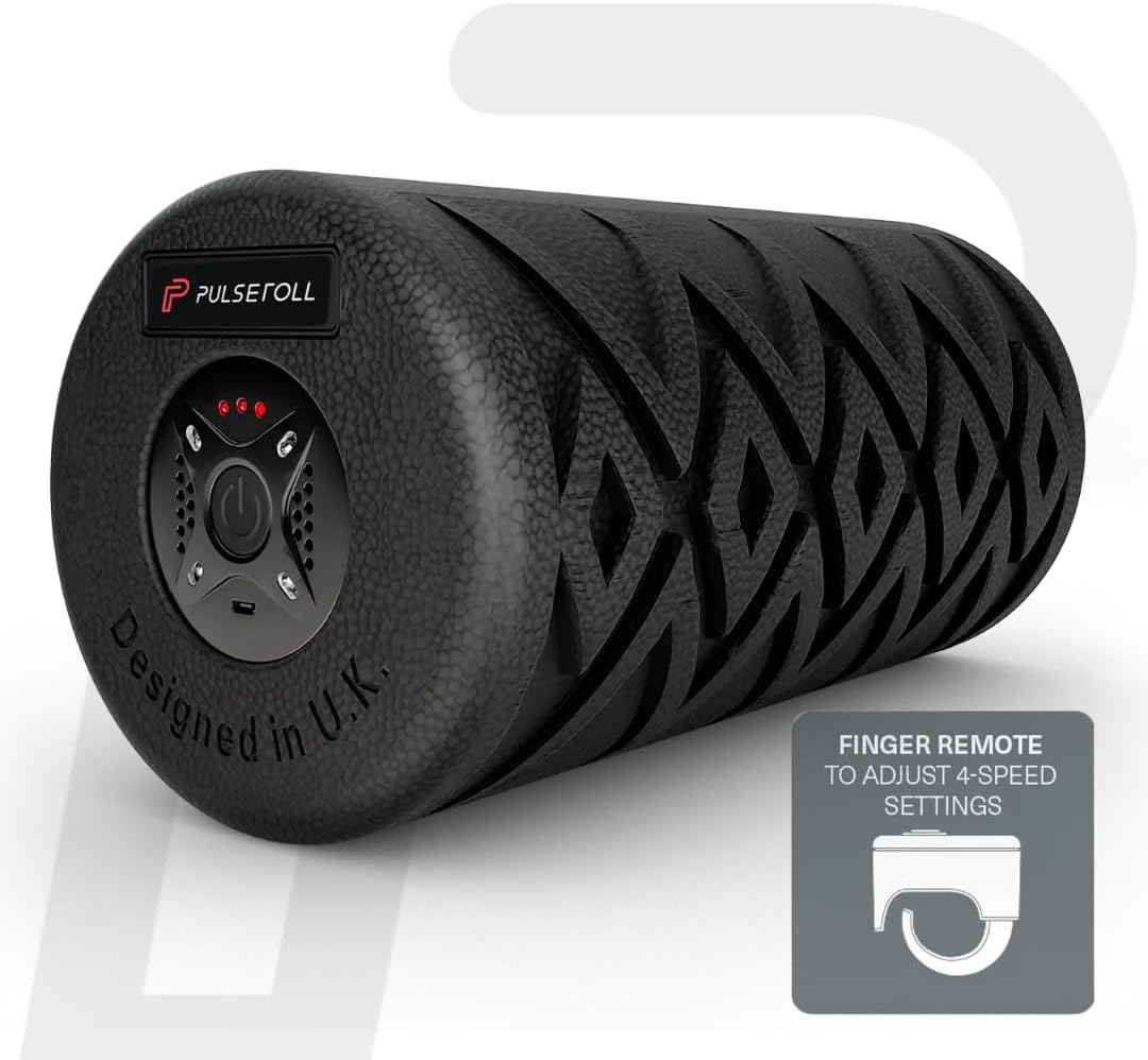 Pulseroll 4 Speed Vibrating Foam Roller: