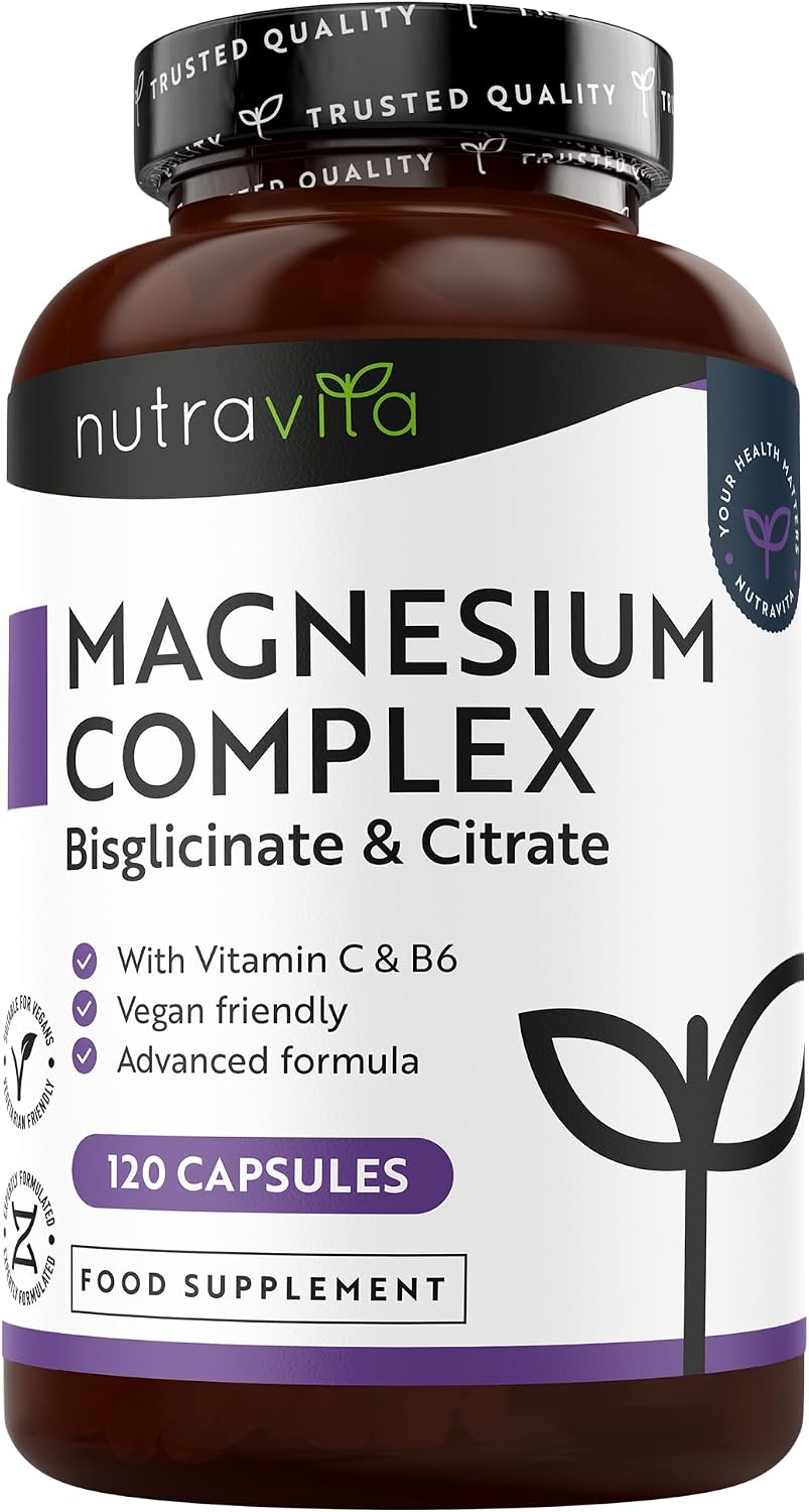 Nutravita Magnesium Glycinate Complex with Vitamin C & B6: