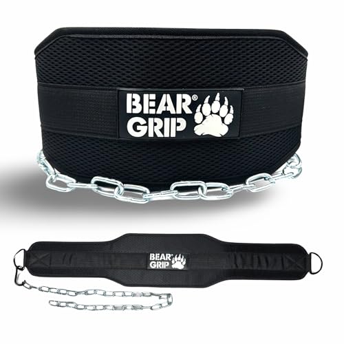 BEAR GRIP Weighted Dip & Pull Up Belt: