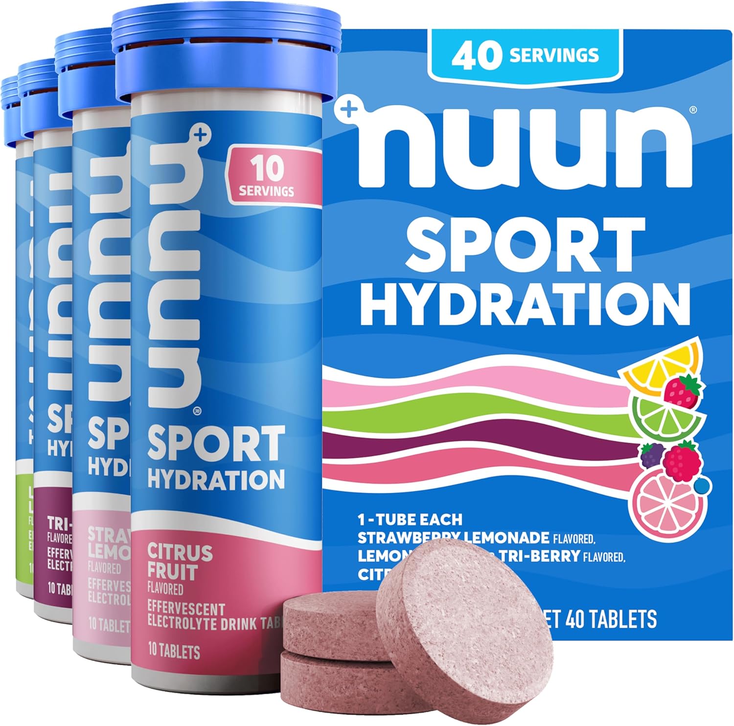 Nuun Sport Electrolyte Tablets:
