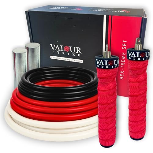 Valour Strike Weighted Skipping Rope Set: