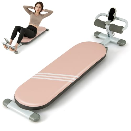 GYMAX Foldable Sit Up Bench