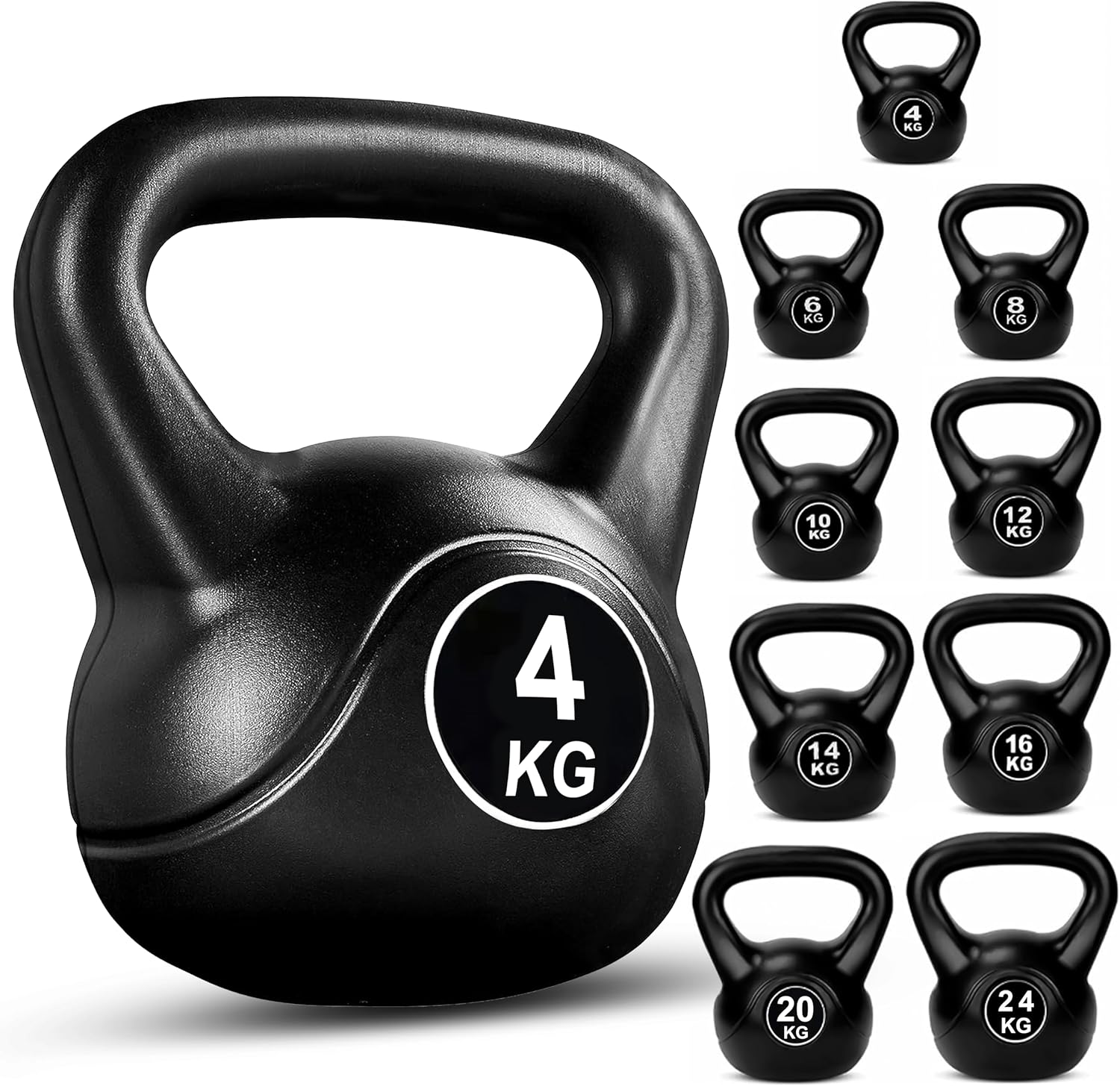 FK Sports Vinyl Kettlebell Set:
