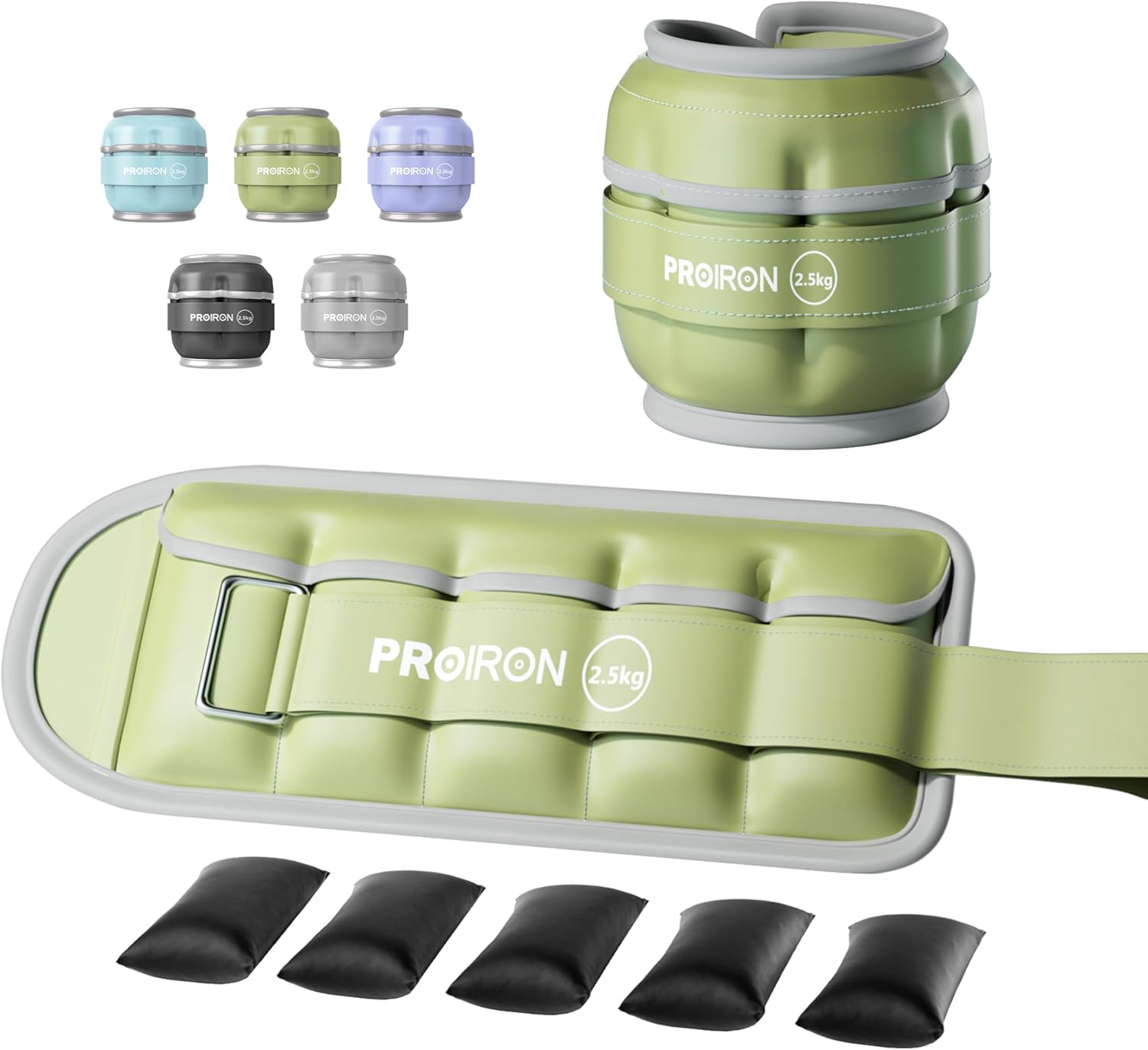 PROIRON Adjustable Ankle Leg Weights: