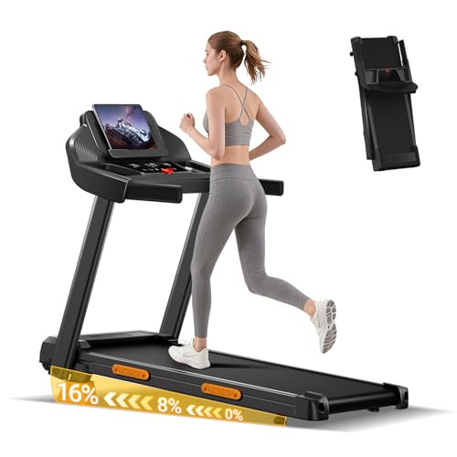 CURSOR FITNESS Folding Treadmill: